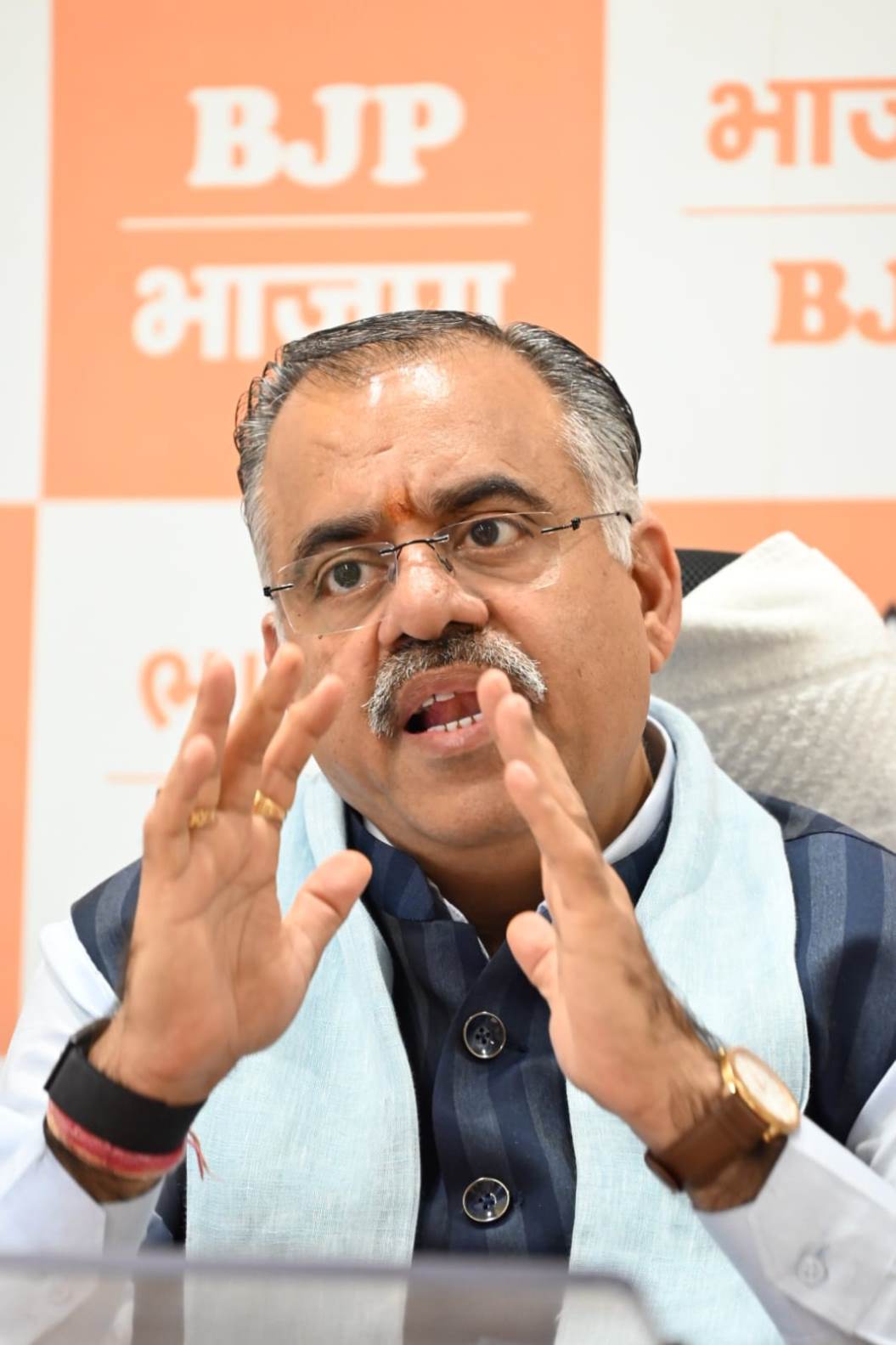 Rahul Gandhi and Kharge are spreading anti-national narrative: Tarun Chugh.